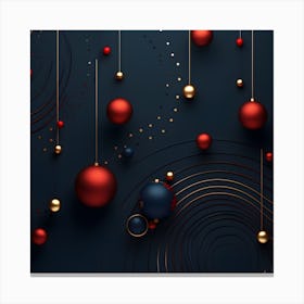 Christmass Abstract 004 Canvas Print