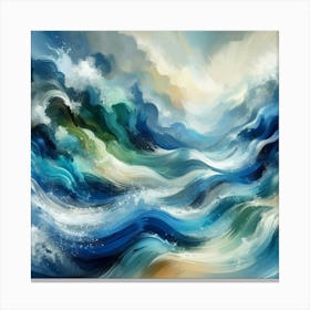 Ocean Waves 12 Canvas Print