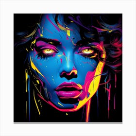 Splatter Painting 1 Canvas Print