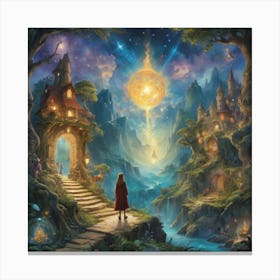 Fairytale Art print paintings Canvas Print