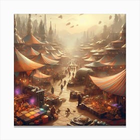 Star Wars Market Canvas Print