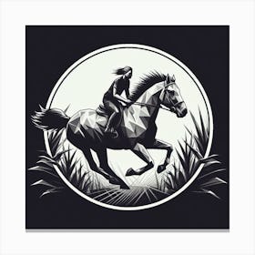 Horse Rider Canvas Print