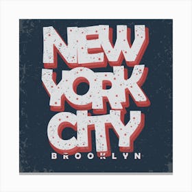 New York City Brooklyn Canvas Print
