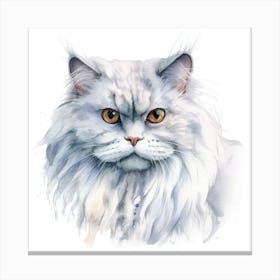 Selkirk Rex Longhair Cat Portrait 2 Canvas Print