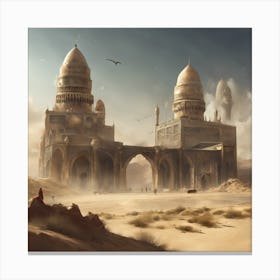 Sand Castle Canvas Print