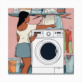 Laundry Day 1 Canvas Print