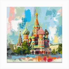 St Basil'S Cathedral Canvas Print