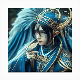 Azure Angel Canvas Print