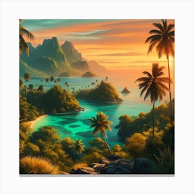 Tropical Paradise 9 Canvas Print