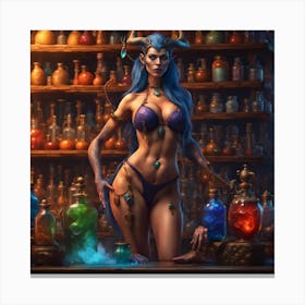 Sexy Witch 2 Canvas Print