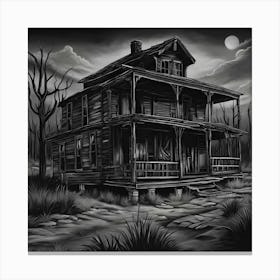 Haunted House Canvas Print