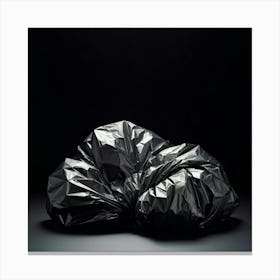 A Discarded Polyethylene Wrapper Artfully Crumpled At The Center Of The Scene Mindlessly Strewn En 2 1 Canvas Print