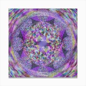 Psychedelic Flower Canvas Print