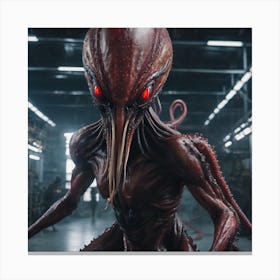 Alien Approaches Canvas Print