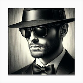 Creative Male Portrait 13 Canvas Print