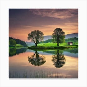 Peaceful Landscapes Photo (24) Canvas Print