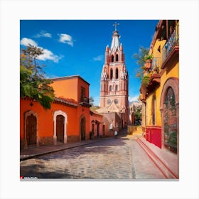 Santa Fe, Mexico Canvas Print