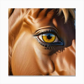 Eye Of A Horse 25 Canvas Print