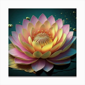 Lotus Flower 54 Canvas Print