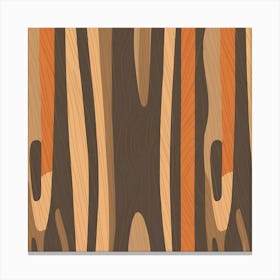 Wood Texture Vector Canvas Print