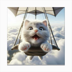 Cat In The Sky 1 Canvas Print