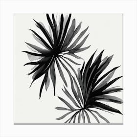 Two Palm Leaves Canvas Print