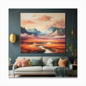 Landscape Painting 3 Canvas Print