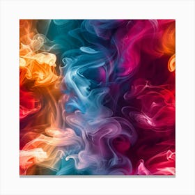 Abstract Smoke Background Canvas Print