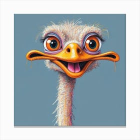 Ostrich 11 Canvas Print