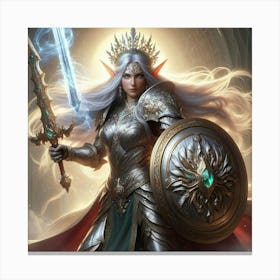 Elf Warrior 2 Canvas Print