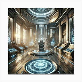 Celestial Throne Room Converted Canvas Print