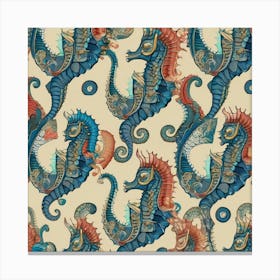 Seahorses Canvas Print