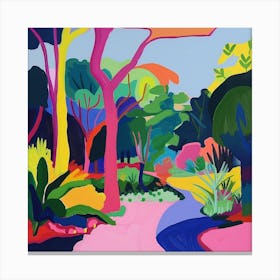 Abstract Park Collection Royal Botanic Gardens Sydney 1 Canvas Print