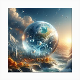 Planet Earth 2 Canvas Print
