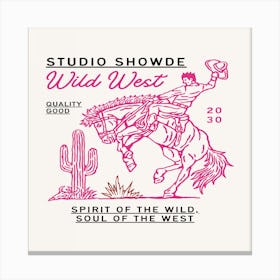 Studio Show Wild West Canvas Print