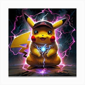 Pokemon Pikachu 8 Canvas Print