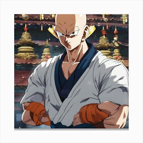 Dragon Ball Z Ninja Samurai Canvas Print