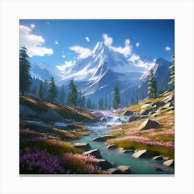 Fairy Meadows National Park Canvas Print