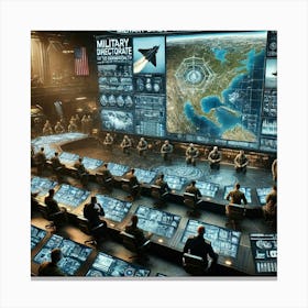 Military Directorate Iron Commonwealth Canvas Print