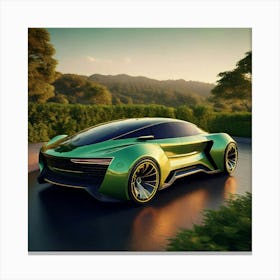 Firefly Futuristic Electric Car Design For Sustainable Mobility 33212 (2) Canvas Print