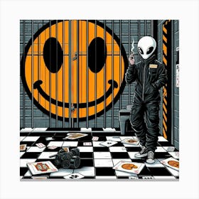 Smiley Face 2 Canvas Print