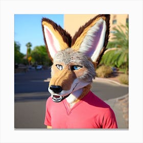 Fox Mask 5 Canvas Print