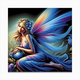 Blue Fairy 2 Canvas Print