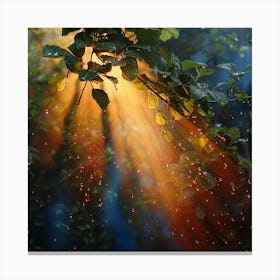 Rays Of Light Canvas Print