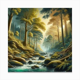 The Magic of the Forest Canvas Print