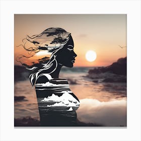 Portrait Of A Woman Canvas Print