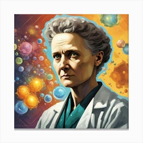 Special 8 M Marie Curie Canvas Print