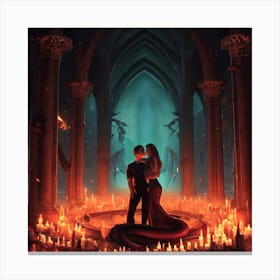 The Kiss Canvas Print