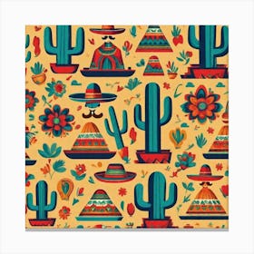 Mexican Pattern 2 Canvas Print