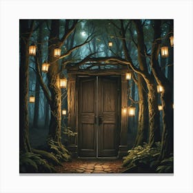 Doorway To The Forest Canvas Print